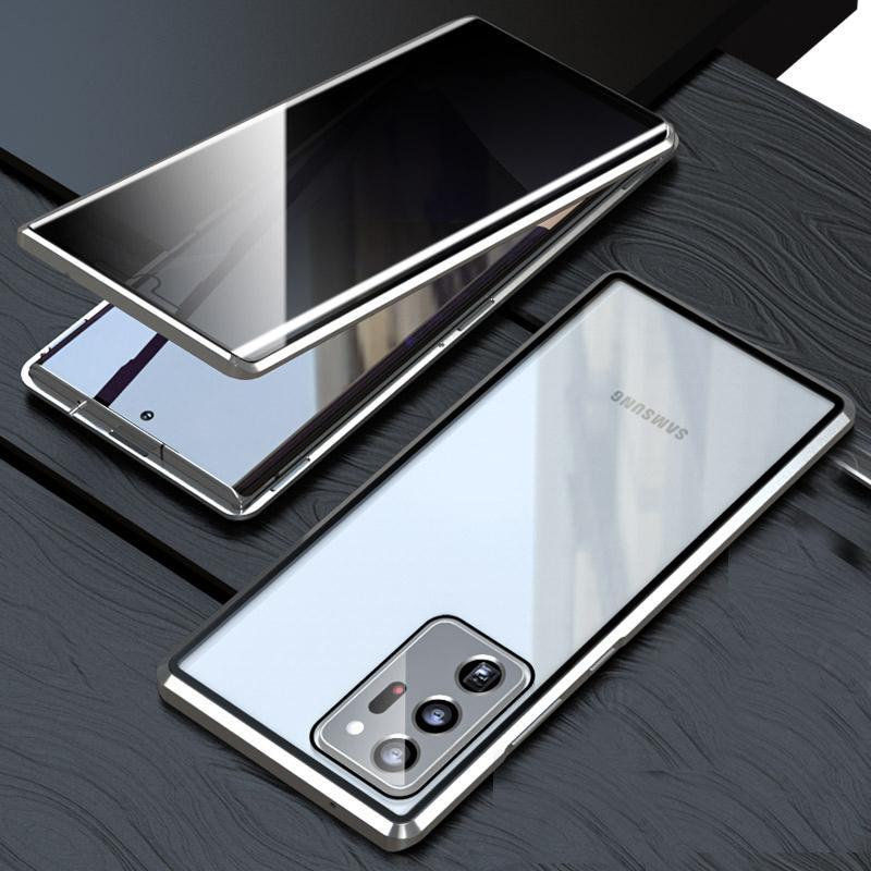 magnetic tempered glass doublesided phone caseattok