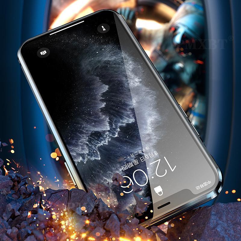 magnetic tempered glass doublesided phone casegzfmb