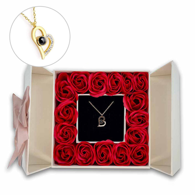 morshiny 16 soap roses jewelry box with necklacepgymd