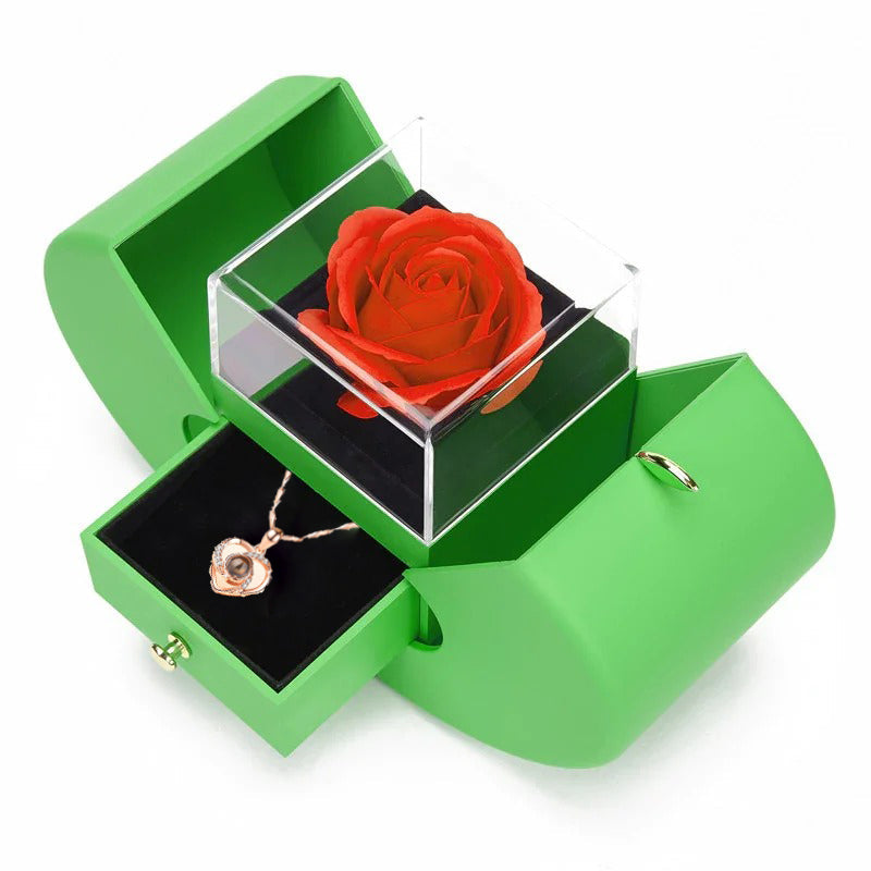 morshiny apple rose necklace box special mothers day giftli2oh