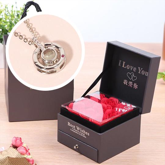 morshiny i love you rose box with necklacej1syu