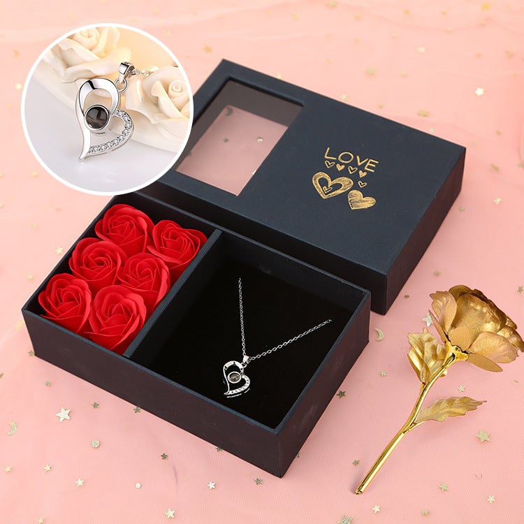 morshiny love projection heart necklace i love you in 100 languagesjvmup