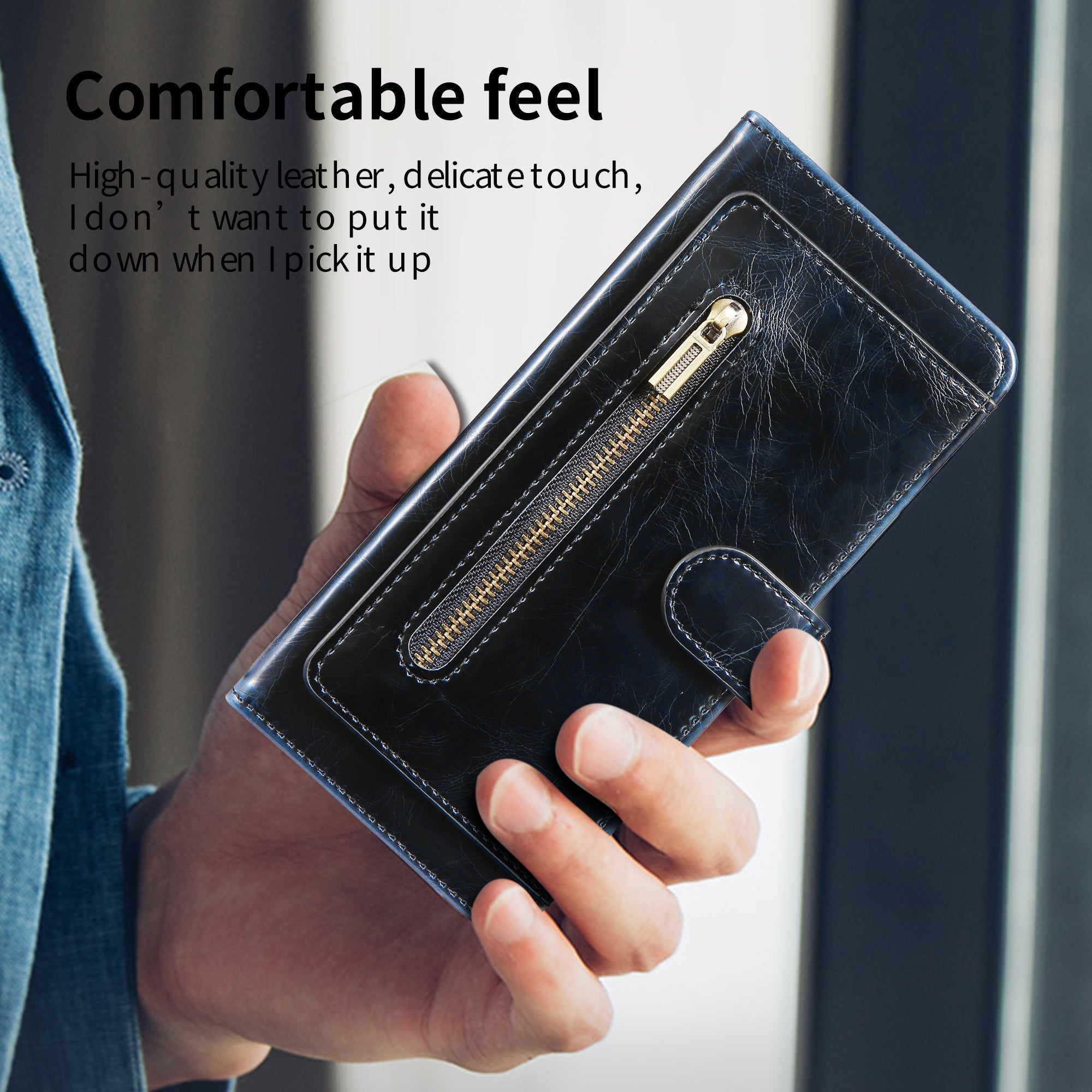 2022 new foldable mobile phone leather z fold3 case covertd5of