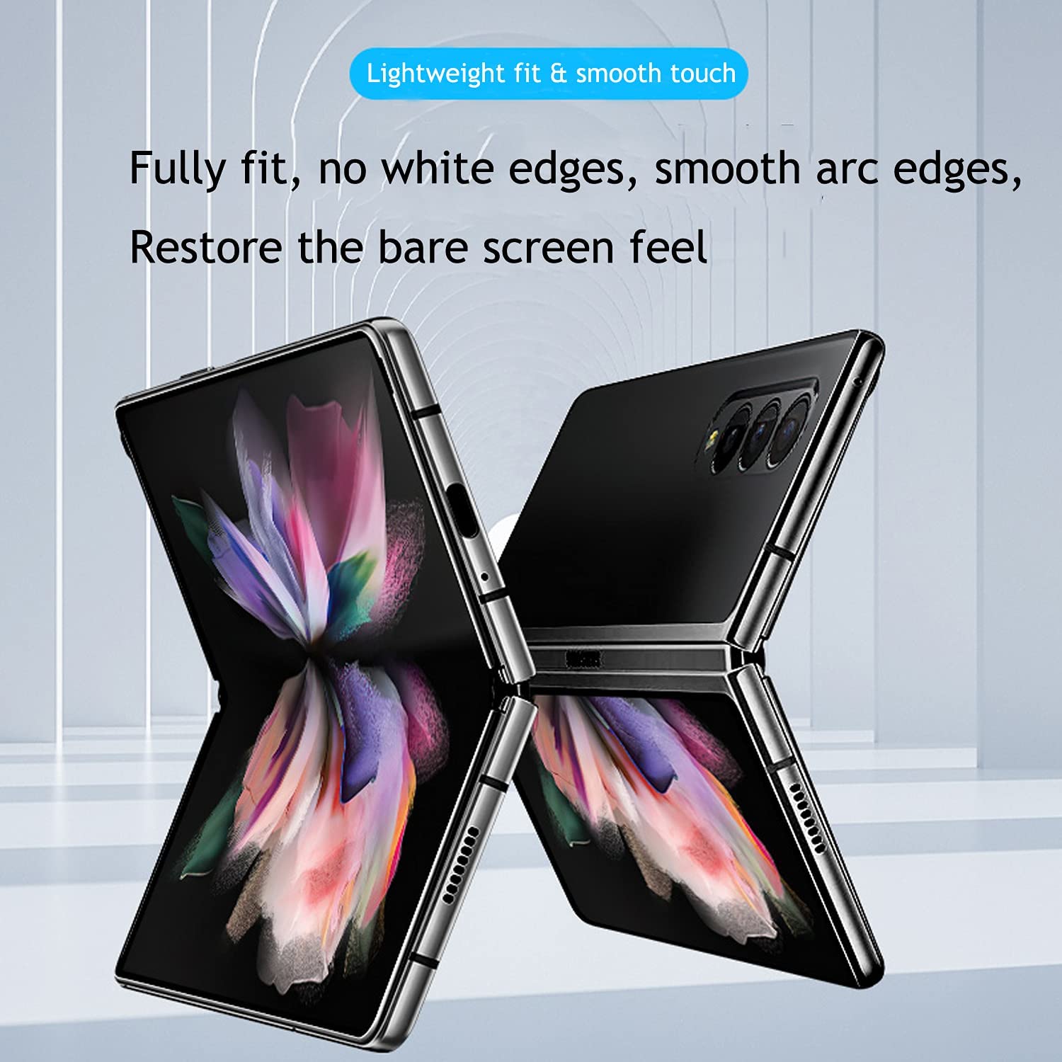 2022 new foldable z fold3 privacy screen hd hydrogel phone filmdfwh0