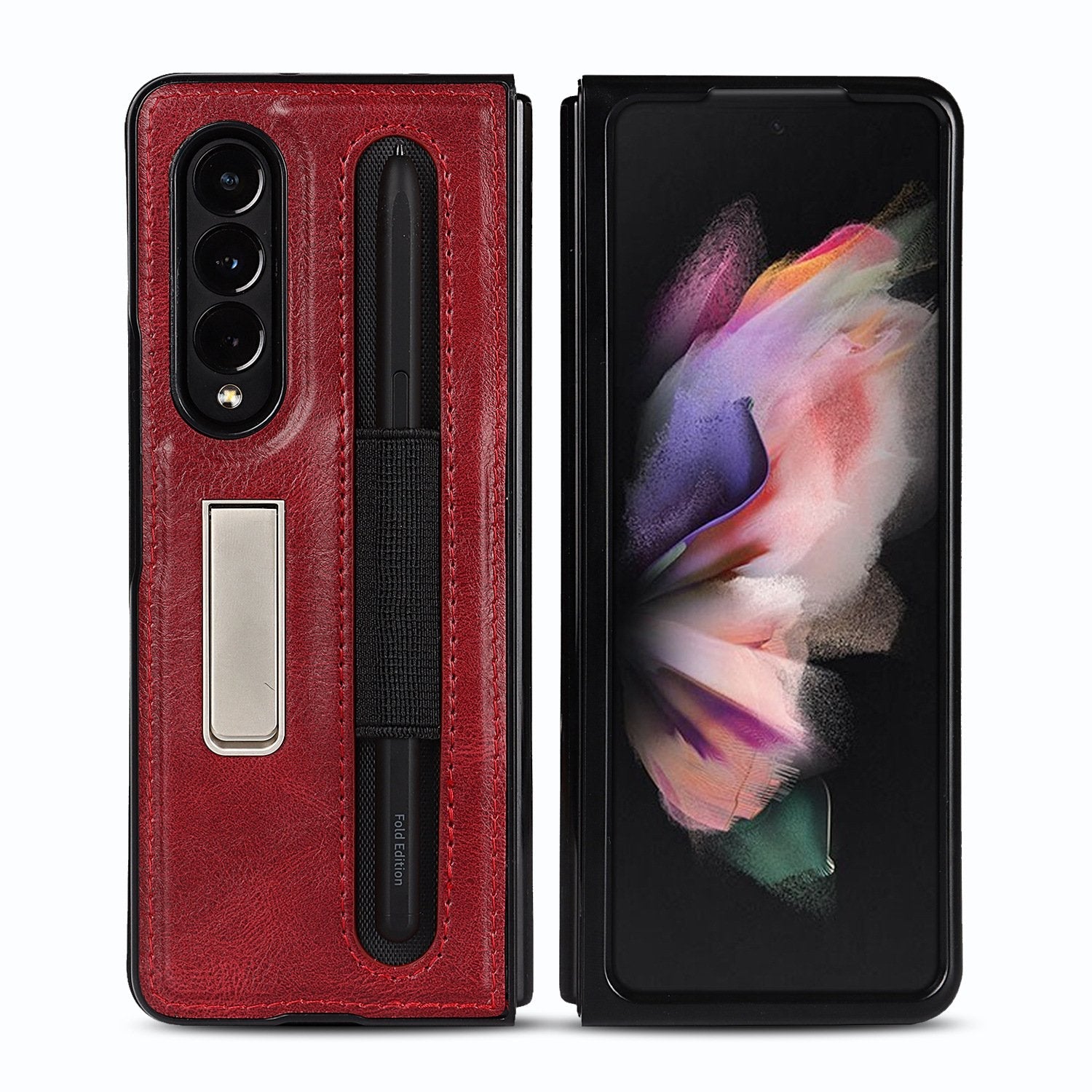 samsung z fold3 mobile phone case galaxy fold 3 5g with spen pen case holder protective cover3ssto