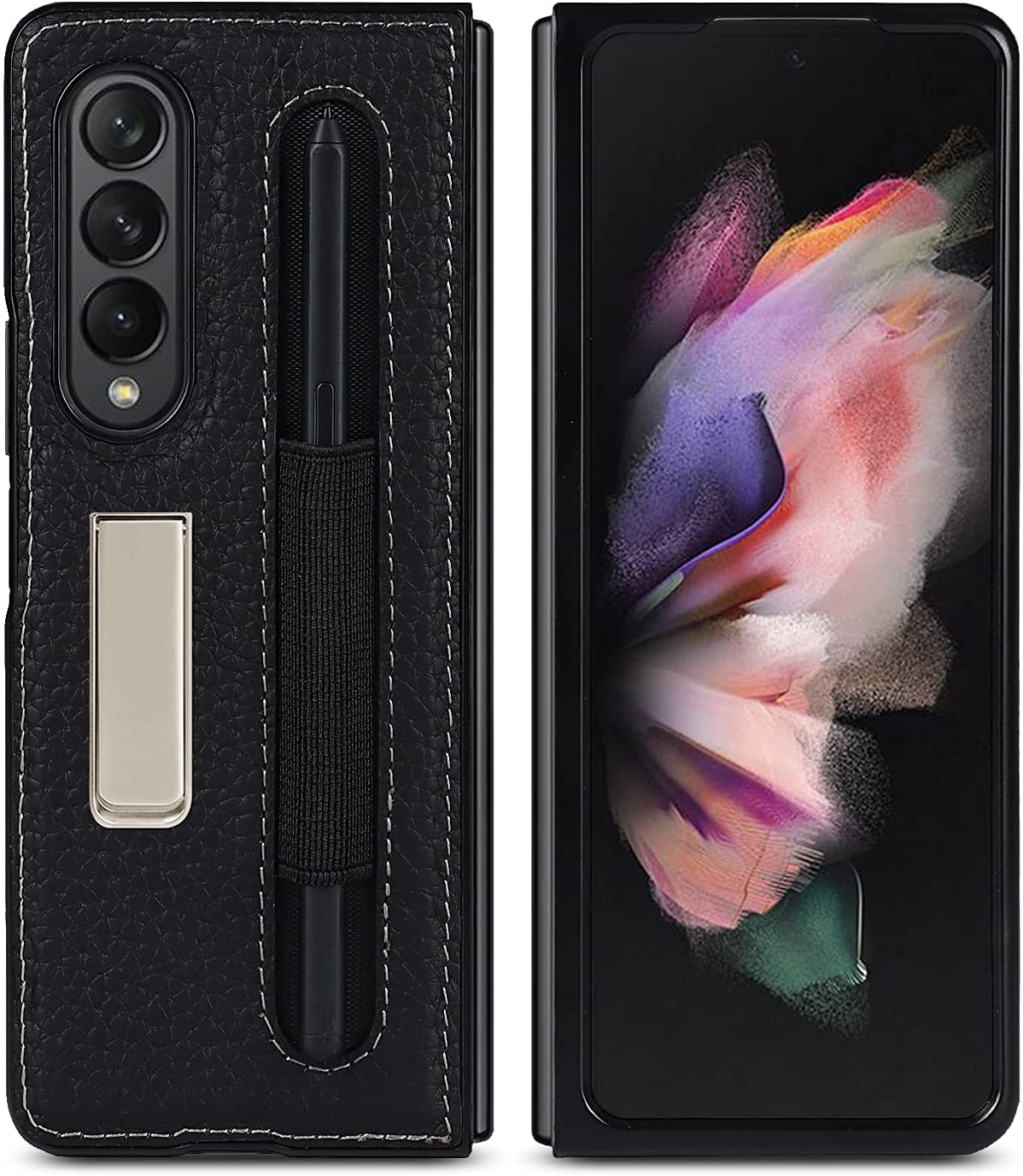 samsung z fold3 mobile phone case galaxy fold 3 5g with spen pen case holder protective coverfvv9w
