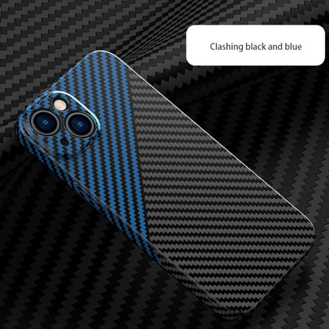 carbon fiber texture magnetic wireless charging iphone caseayhuz
